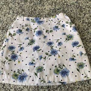 Floral skirt cold water creek